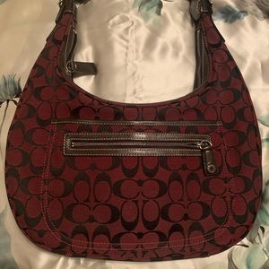 Coach hobo monogram bag